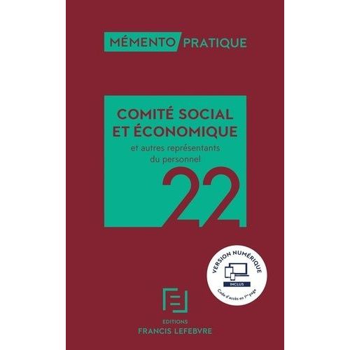 Comit Social Et conomique Et Autres Reprsentants Du Personnel    Format Grand Format 
