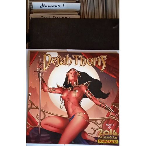 Mmes Jours Que L'anne 2025 : Calendrier Dejah Thoris 2014 ( Grand Format, Dynamite Ent. ) *** J. Scott Campbell, Paul Renaud, Art Adams, Joe Jusko, Brandon Peterson !   
