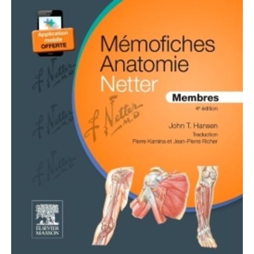 Mmofiches Anatomie Netter - Membres    Format Spiral 
