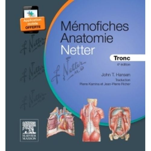 Mmofiches Anatomie Netter - Tronc    Format Spiral 