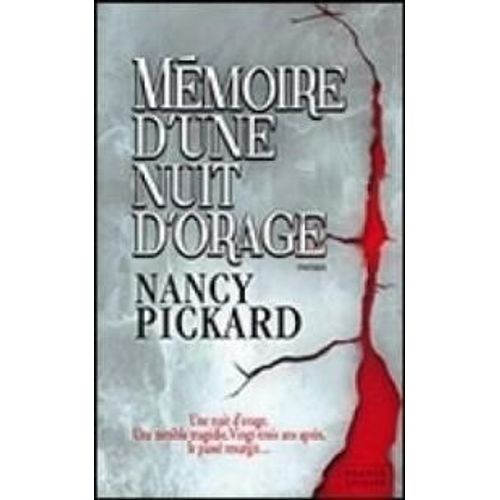 Mmoire D'une Nuit D'orage   de nancy pickard  Format Reli 