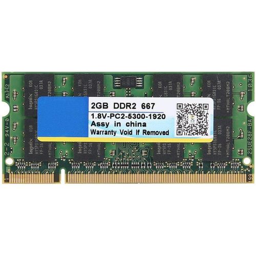 Mmoire Ddr2, Mmoire Ddr2 De 2 Go  200 Broches Pour Ordinateur Portable, Mmoire Vive De 667 Mhz Pour Carte Mre Mmoire Pour Ordinateur Portable Ddr2 Pc2-5300,