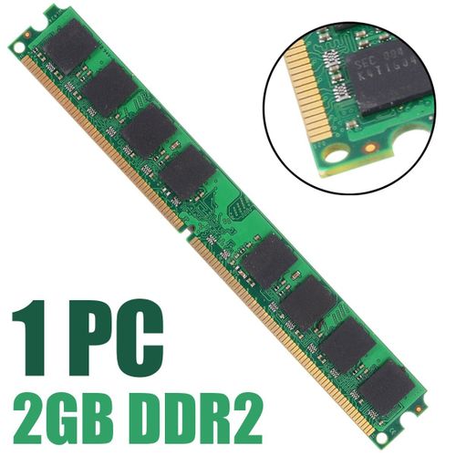 Mmoire De Serveur D'ordinateur De Bureau, Modle Ddr2, Capacit 2 Go De Ram, Frquence D'horloge 800mhz, Broches 240pin, Compatible Avec Carte Mre Amd