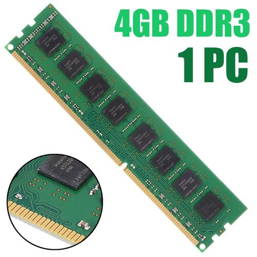 Mmoire de serveur d'ordinateur de bureau, modle DDR3, capacit 4 go, frquence d'horloge PC3-10600/1333 Mhz, Ram, DIMM, broches 240Pin, 1 unit, nouveau