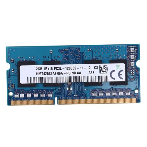 Mmoire de serveur d'ordinateur portable, modle DDR3, capacit 2 go, frquence d'horloge PC3L-12800S/1600/1.35 Mhz, Ram, haute Performance, tension V, broches 204Pin, 1RX16