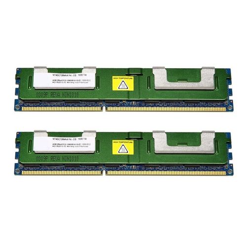 Mmoire de serveur d'ordinateur de bureau, modle DDR3, capacit 2x4 go, frquence d'horloge 1333/1.5/PC3-10600 V, Ram, DIMM, broches 240 broches