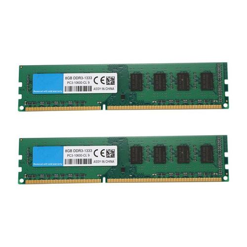 Mmoire de serveur ordinateur de bureau, modle DDR3 DIMM, capacit 8 go, frquence horloge 1333/PC3-10600 Mhz, Double face, capacit 1.5V, broches 240Pin