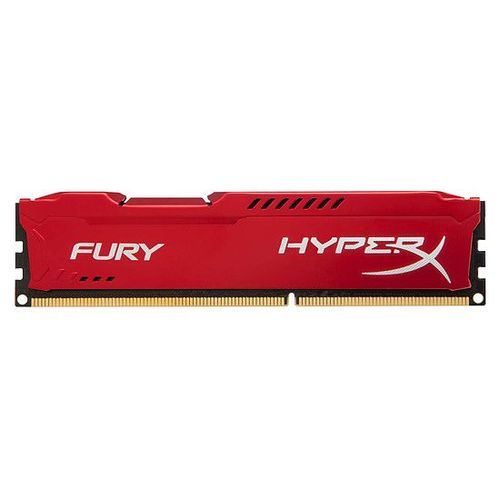 Mmoire HyperX Fury Red DDR3 2 x 8 Go 1866 MHz CAS 10 - PC15000, 10-11-10, 1,50 Volts, HX318C10FR/8
