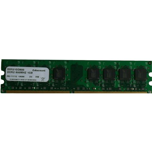 Mmoire RAM C discount DDR2GO800 DDR2 800MHZ 1GB
