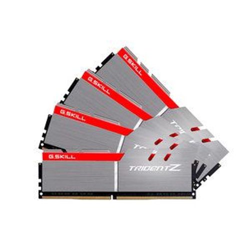 Mmoire RAM G.SKILL TRIDENT Z 64 GO (4X 16 GO) DDR4 3600 MHZ CL17 PC4-28800 - F4-3600C17Q-64GTZ