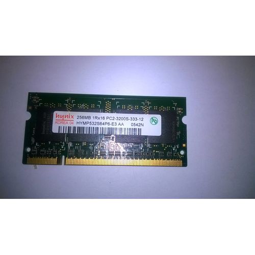 Mmoire SDRAM-DDR2 Hynix 256 Mo PC2-3200S 1Rx16 400 mhz 