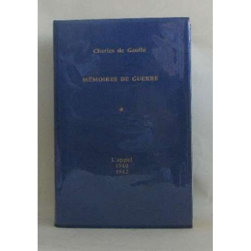 Mmoires De Guerre, Tome 1, L'appel 1940-1942.   de charles de gaulle  Format Poche 