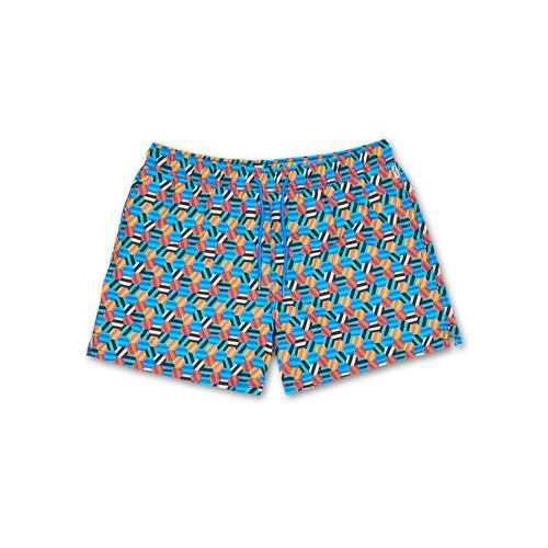 Men's Swim Shorts: Hexagon Pattern | Happy Socks