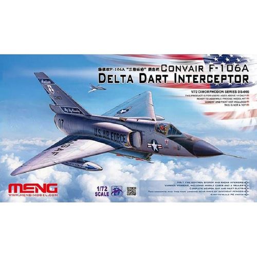 Meng Echelle 1 72 Convair Fscale106 A Delta Dart Interceptor Mod Le Kit