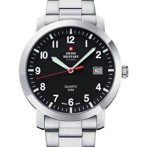 Mens Watch Swiss Military Sm34083.07, Quartz, 40mm, 5atm