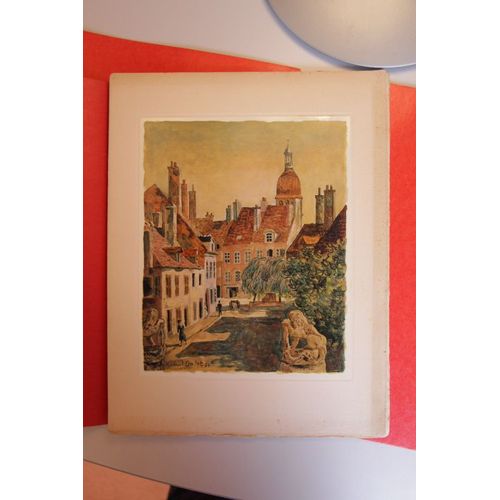 Menu Exposition Dgustation Du Patriarche-Illustration Roland Oudot-Vente Des Vins Des Hospices De Beaune-15 Novembre 1964-Grand Papier. de Roland Oudot