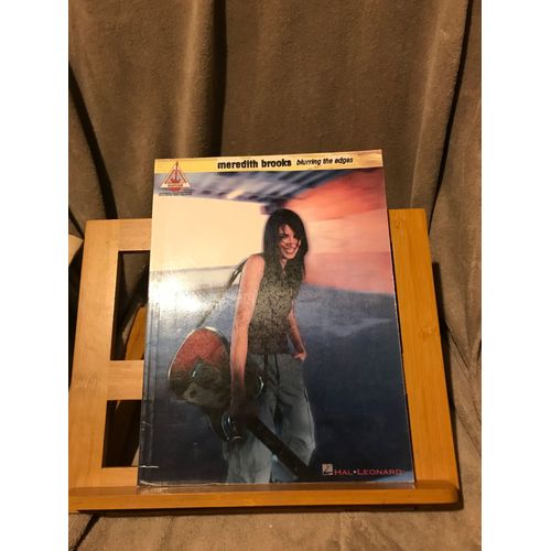Meredith Brooks Blurring The Edges Songbook Chant Tab. Guitare Partition Hal Leonard