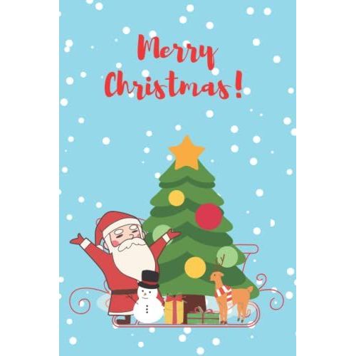 Merry Christmas: Blank Lined Journal.Notebook For Writing Notes Or Journaling.   de Sidonio, Carla  Format Broch 