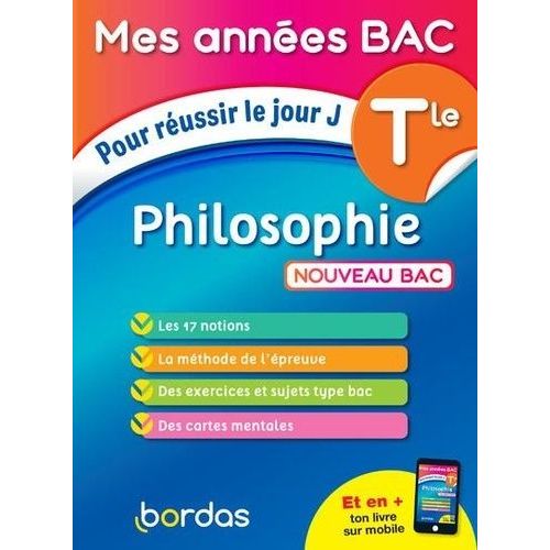 Philosophie Tle - Pour Russir Le Jour J   de Boissier Dominique  Format Beau livre 