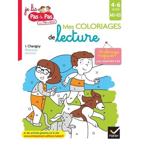 Mes Coloriages De Lecture - Ms-Gs    Format Beau livre 