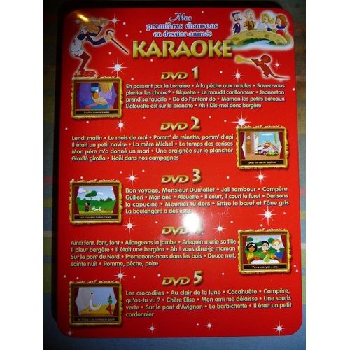 Coffret Enfant 5 Dvd Mes Premires Chansons En Dessins Anims Et Karaok de Divers Divers