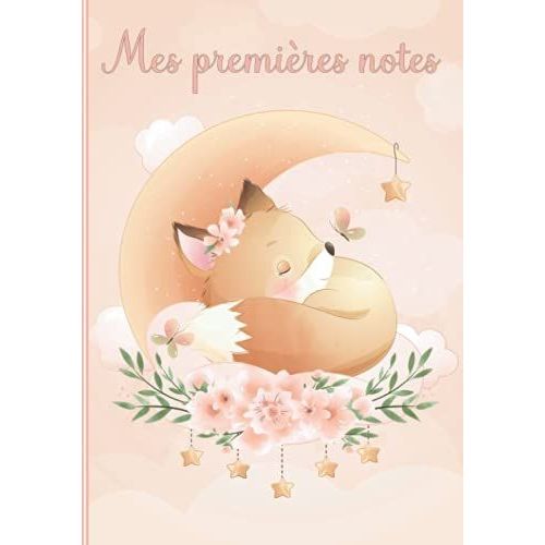 Mes Premires Notes: Carnet De Notes Original Pour Bb Ou Futurs Parents - Ide Cadeau Future Maman Ou Papa Pour Noter Les Souvenirs De Bb - 100 Pages Lignes En Pointills   de de lune, O?Clair  Format Broch 