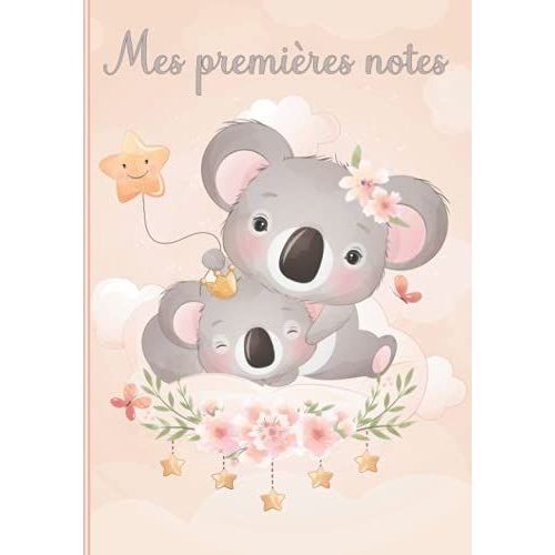 Mes Premires Notes: Carnet De Notes Original Pour Bb Ou Futurs Parents - Ide Cadeau Future Maman Ou Papa Pour Noter Les Souvenirs De Bb - 100 Pages Lignes En Pointills   de de lune, O?Clair  Format Broch 
