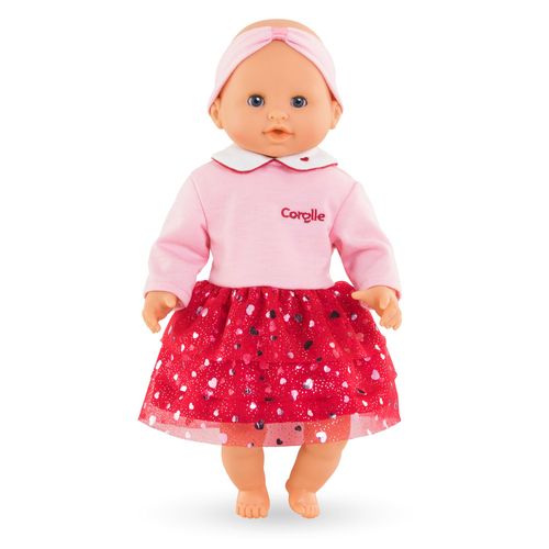 Mes Vtements De Poupons Corolle Bb30 Robe + Bandeau Ptales De Curs