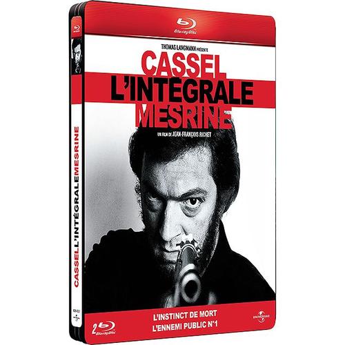 Mesrine - L'intgrale : L'instinct De Mort + L'ennemi Public N1 - Pack Collector Botier Steelbook - Blu-Ray de Jean-Franois Richet