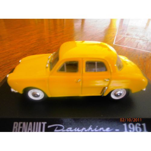 METAL 1/43 RENAULT DAUPHINE JAUNE 1961 Rakuten