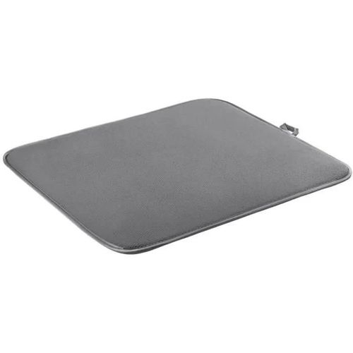 Metaltex Tapis Anti-Goutte 45 X 40 Cm Microfibre Gris
