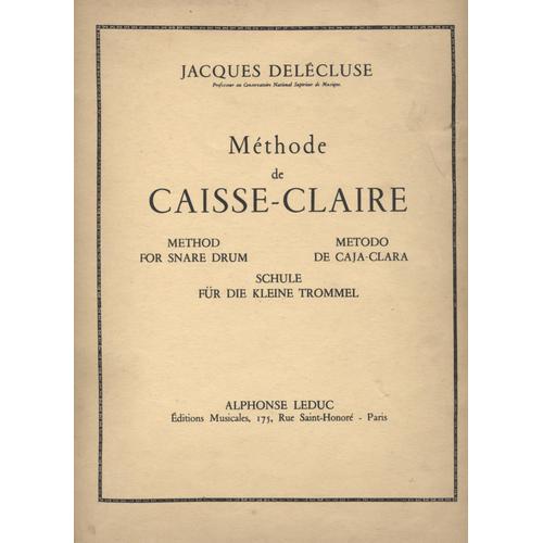 Mthode De Caisse-Claire