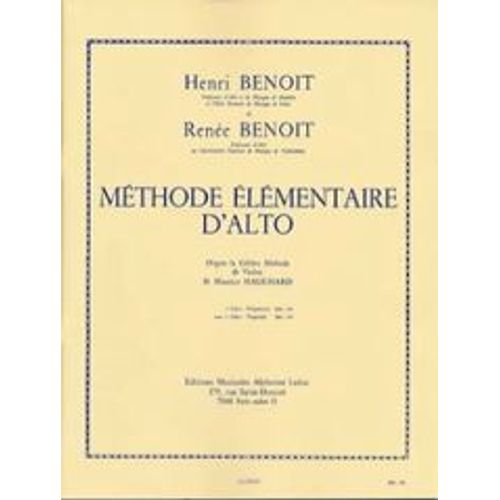 Mthode lmentaire D'alto  Vol. 2 D'aprs La Clbre Mthode De Maurice Hauchard