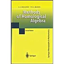 Methods Of Homological Algebra - Livre Langue Etrangere | Rakuten