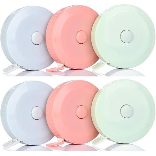 Mtres  Ruban Rtractable De Couture Ruban  Mesurer Avec Bouton Poussoir Ruban  Mesurer Pour La Mesure Du Corps Petit Body Measuring Ruler Pour Body Measuring 1.5 Mtres/ 60 Pouces 6 Pices