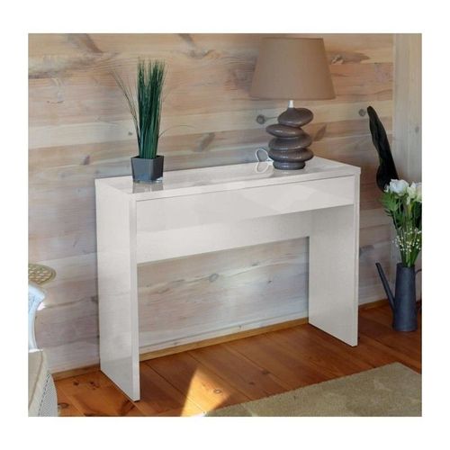 Meuble D'entre, Console Arena Coloris Blanc. Meuble Design Pour Votre Entre