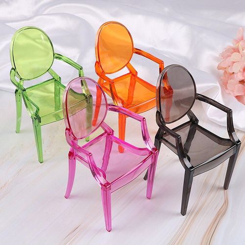 Meubles Miniatures Pour Maison De Poupe, Fauteuil De Bras, Modle Minimaliste, Petit Sige  Dossier, Accessoire De Jouet Pour Figurines D'action/Enfants, 1/6