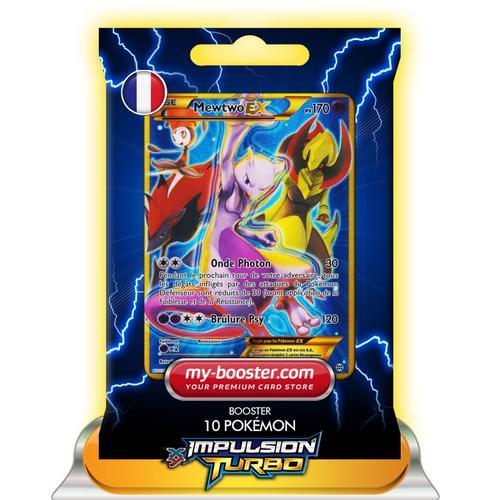 Mewtwo Ex Full Art Secrete 163 162 170pv Xy08 Impulsion Turbo Booster De 10 Cartes Pokemon