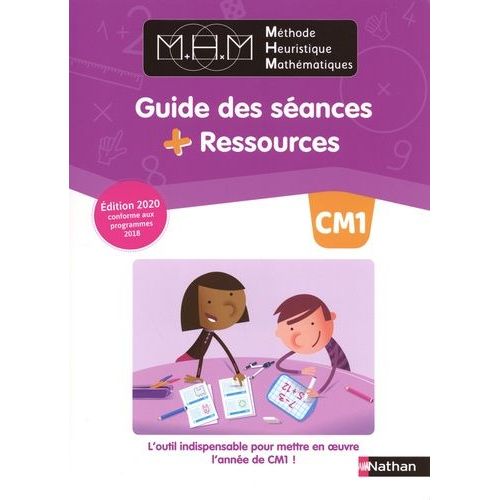 Mthode Heuristique Mathmatiques Cm1 - Guide Des Sances + Ressources   de Pinel Nicolas  Format Beau livre 
