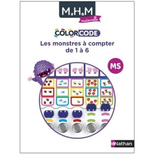 Les Monstres  Compter De 1  6 - Colorcode   de Le Corf Laurence  Format Etui 