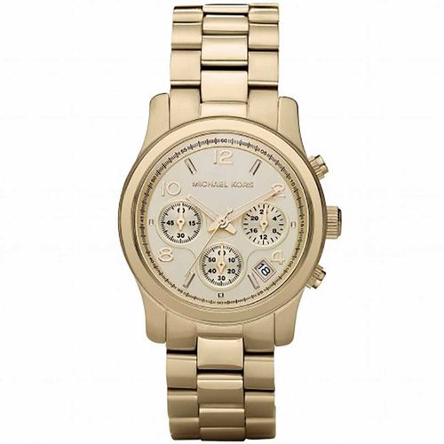 Michael Kors Lady Jet Set Mk5055 Femme Montre Gold Analogique Mtal Nouveau