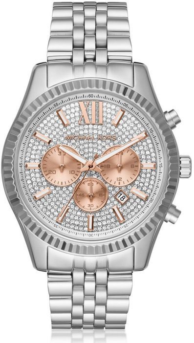 Michael Kors MK8515 Crystal Pave Dial Ladies Chronograph Watch