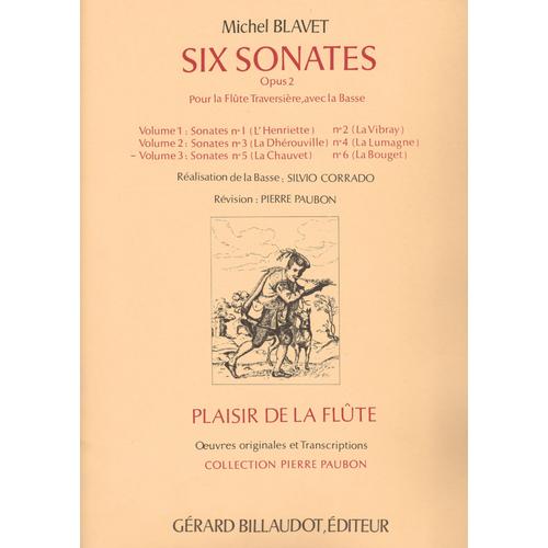 Michel Blavet Six Sonates Op. 2 Vol. 3 Sonates 5 & 6