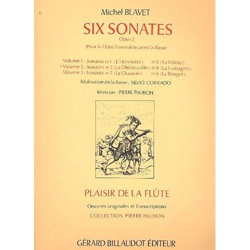 Michel Blavet : Six Sonates Opus 2 - Volume 2 : Sonates 3 Et 4 Flte Et Piano - Flte