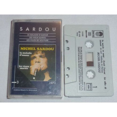 Michel Sardou - 1973 La Maladie D'amour - K7 N 3 - 110 503