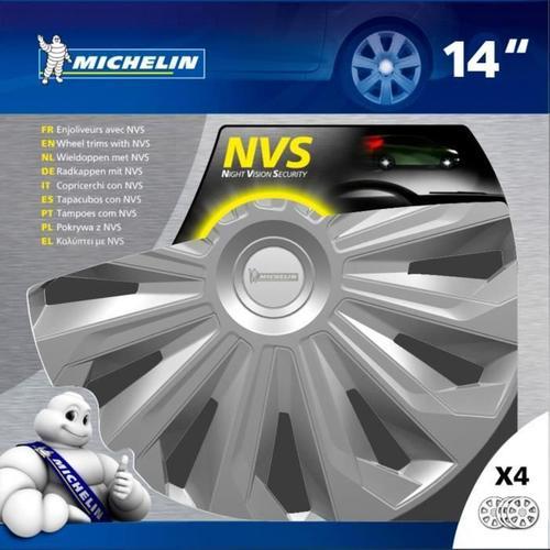Michelin Bote 4 Enjoliveurs 14' Nvs 04 Gris