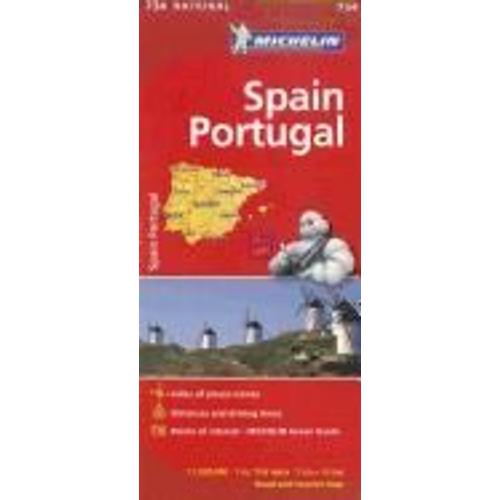 Michelin Spain & Portugal   de Michelin  Format Carte Plan 