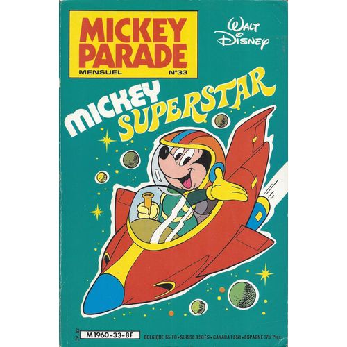 Mickey Parade 33 - Mickey Superstar - Septembre 1982 - Snef