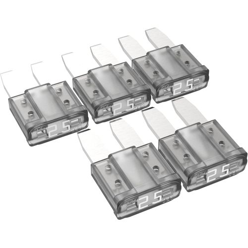 Micro 2 Fusibles  Lame Mikroto Ii 5a - 30a Fusible Enfichable D'automobile Choix : 25a Ampre Blanc, 5 Pcs[Voi6171655]