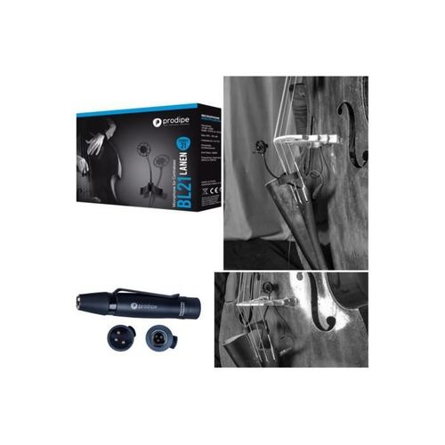 Micro Instruments Contrebasses 140db col de cygne flexible + Clamp pour sonorisation des instruments  cordes Adap